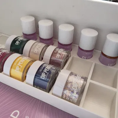 Khay Gridfinity Glamrdip cho hũ sơn móng (Nail Polish Pots)