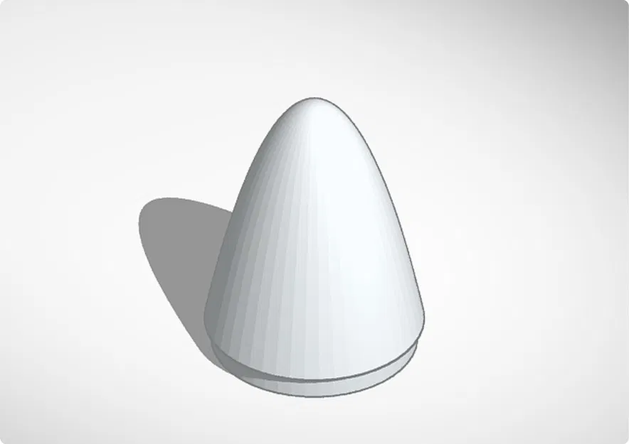 Chóp mũi tên lửa (nose cone) 18mm - Image 1