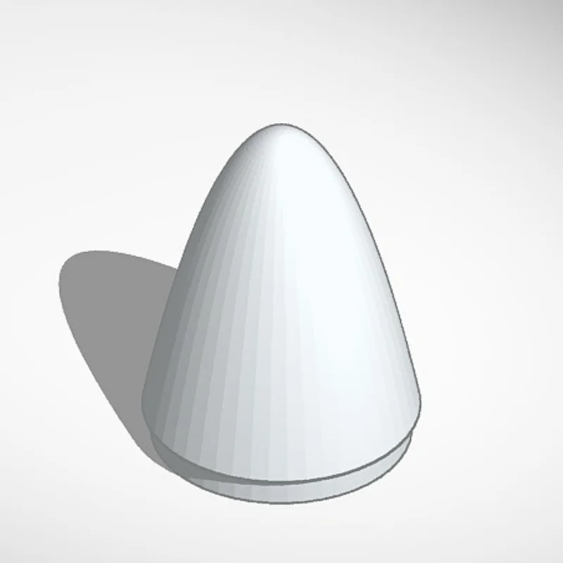 Chóp mũi tên lửa (nose cone) 18mm