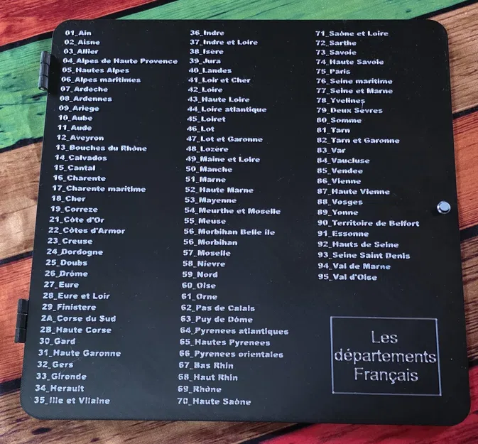 Departements Francais – Puzzle bản đồ các tỉnh/địa hạt của Pháp - Image 5