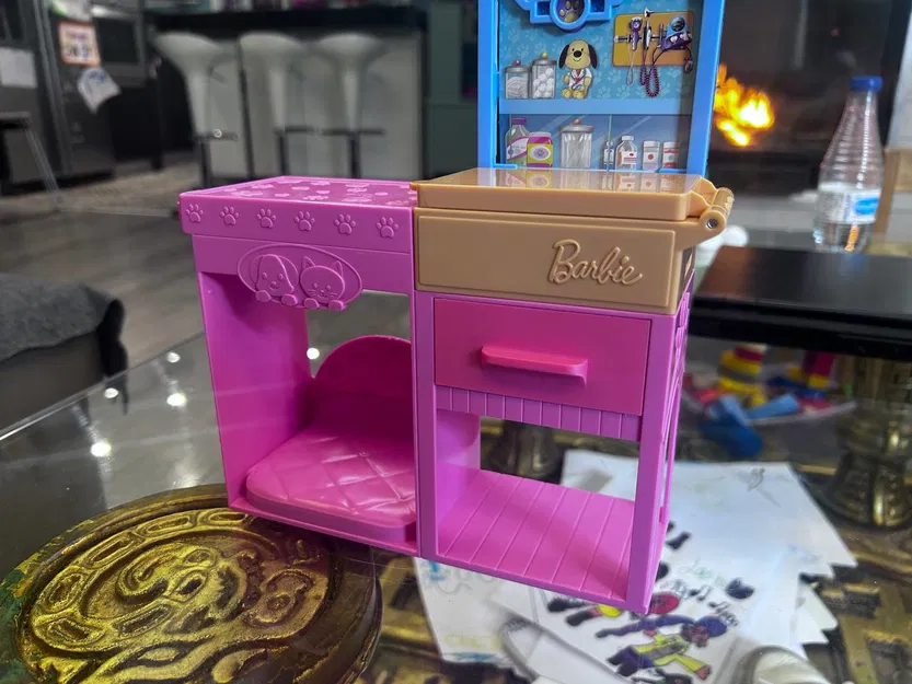 Ngăn kéo organizer cho Barbie Veterinaria / Barbie Vet Station (Add-on) - Image 1