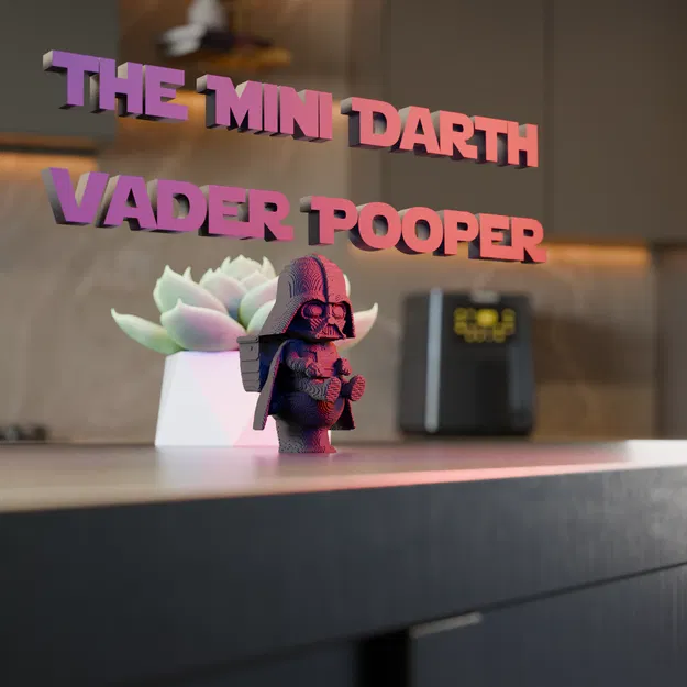 Darth Vader - Retro Bathroom Buddies - Image 1