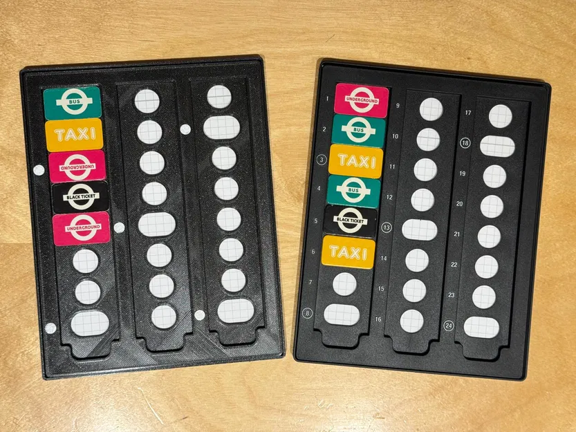 Scotland Yard bản gốc - Bảng ghi Mister X (Register) - Image 3