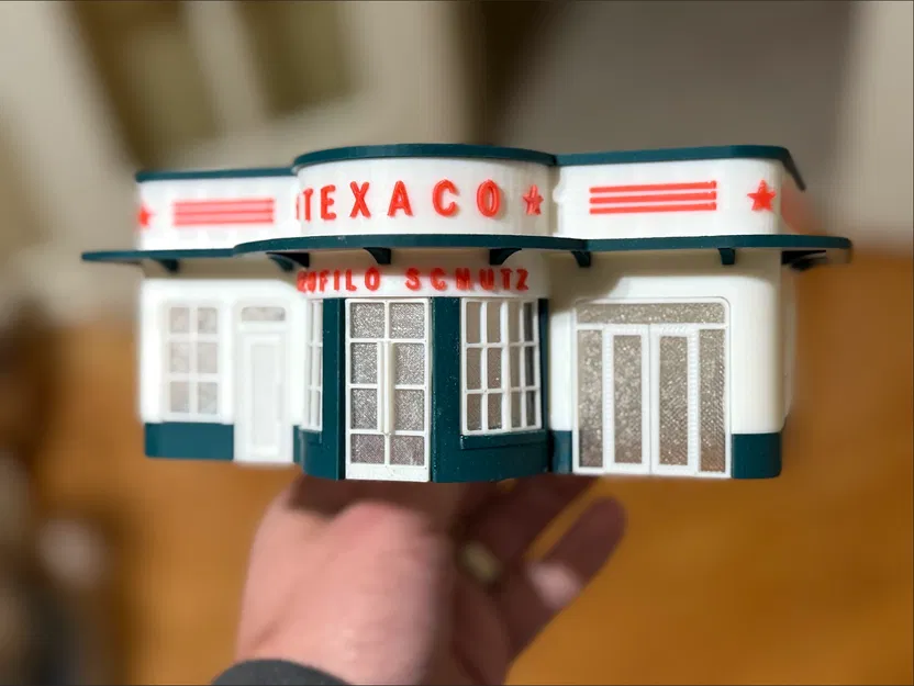 Diorama Vintage Texaco tỉ lệ 1/64 - Image 1