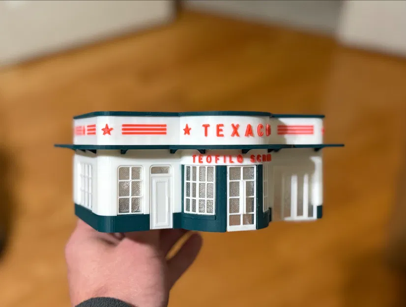 Diorama Vintage Texaco tỉ lệ 1/64 - Image 2