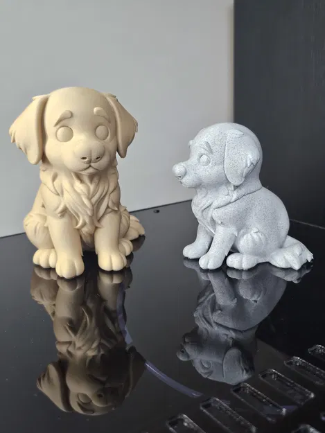 Golden retriever kiểu cartoon - Image 1