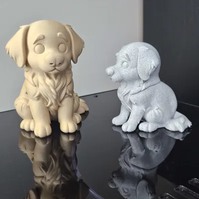 Golden retriever kiểu cartoon