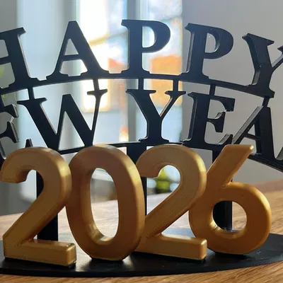 Trang trí tiệc Happy New Year 2026 sang trọng, không cần AMS