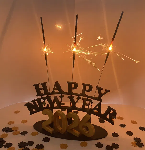 Trang trí tiệc Happy New Year 2026 sang trọng, không cần AMS - Image 3