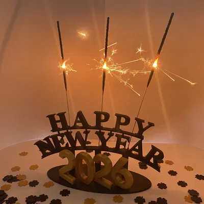 Trang trí tiệc Happy New Year 2026 sang trọng, không cần AMS