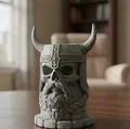 Bát Hộp Sọ Chiến Binh Viking DND Rỗng Ruột - Thumbnail 1