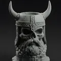 Bát Hộp Sọ Chiến Binh Viking DND Rỗng Ruột - Thumbnail 2