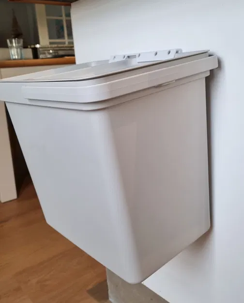 Ngàm treo tường IKEA HALLBAR 22L (wall mount) 2 mảnh - Image 1