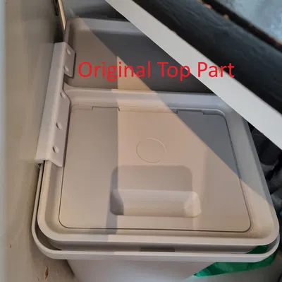 Ngàm treo tường IKEA HALLBAR 22L (wall mount) 2 mảnh