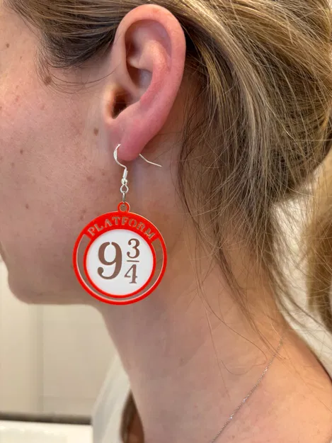 Bông Tai Trang Trí Giáng Sinh Harry Potter 9 3/4 - Image 2