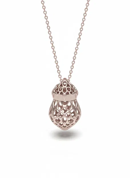 Mặt dây chuyền nhỏ hoa văn đục lỗ – Khuếch tán tinh dầu & đèn mini - Image 7