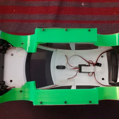 Chắn bùn (podběhy/blatníky) Hyper Go Citroen C3 WRC 1/14