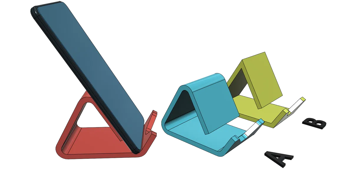 Giá Đỡ Điện Thoại Đa Năng Dễ In Không Cần Support - Image 1