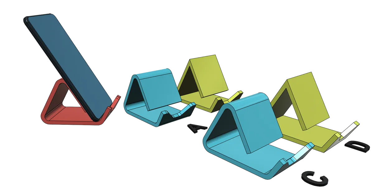 Giá Đỡ Điện Thoại Đa Năng Dễ In Không Cần Support - Image 10