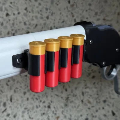 DeSteiner 1887: Giá giữ vỏ đạn (shell holder) gắn picatinny cho shotgun