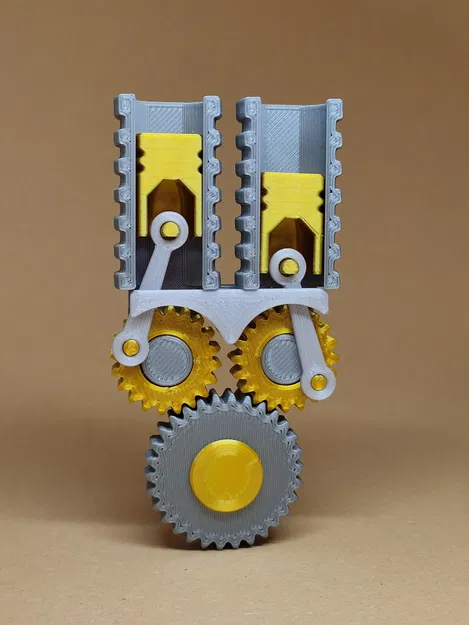 Engine fidget – phiên bản 2 xy-lanh 2 piston - Image 3