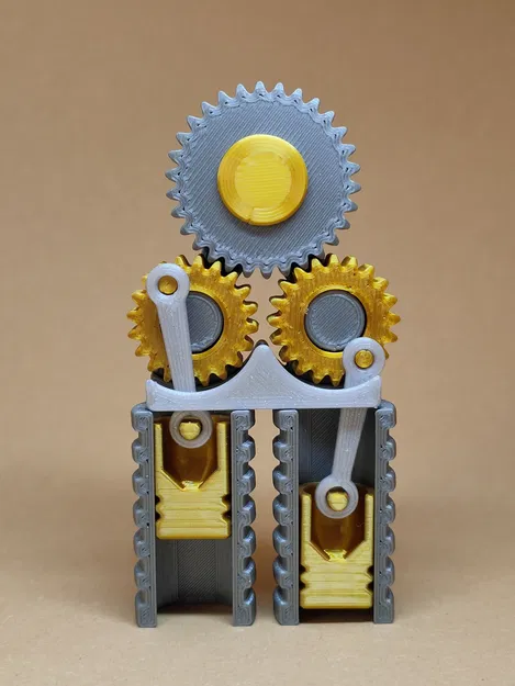 Engine fidget – phiên bản 2 xy-lanh 2 piston - Image 4