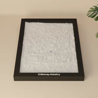 Châtenay-Malabry, Pháp - Mô hình thu nhỏ 3D
