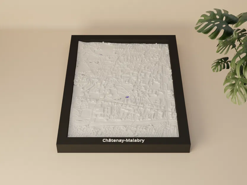 Châtenay-Malabry, Pháp - Mô hình thu nhỏ 3D - Image 3