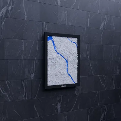 Fukuoka, Nhật Bản - Mô hình thu nhỏ 3D