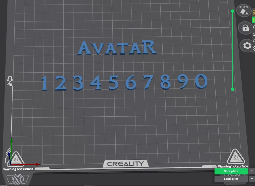 Bộ chữ và số phong cách phim Avatar (3D printable) - Image 1
