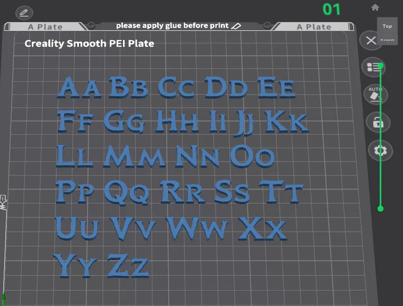 Bộ chữ và số phong cách phim Avatar (3D printable) - Image 2