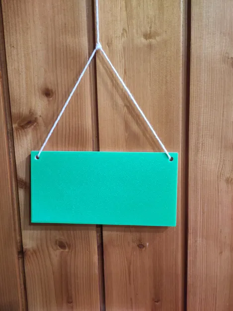 Bảng “Vui lòng không làm phiền” – mặt sau màu xanh - Image 2