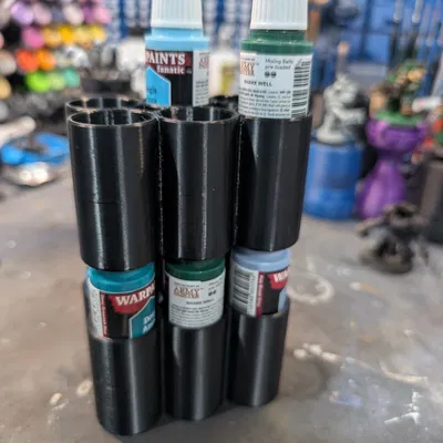 Khay đựng sơn xếp chồng cho buổi làm việc