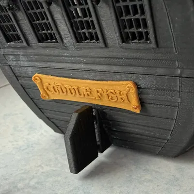 Spanker + Rudder cho thuyền cướp biển Galleon