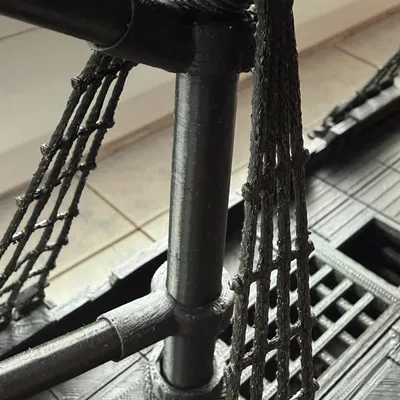 Spanker + Rudder cho thuyền cướp biển Galleon