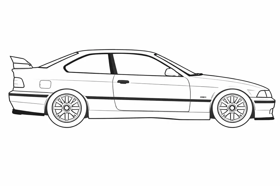 Khuôn cắt bánh quy BMW E36 M3 (Cookie Cutter) - Image 1