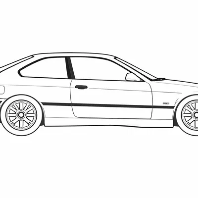 Khuôn cắt bánh quy BMW E36 M3 (Cookie Cutter)