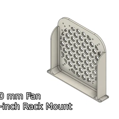 Ngàm gắn rack 10-inch cho quạt 200 mm