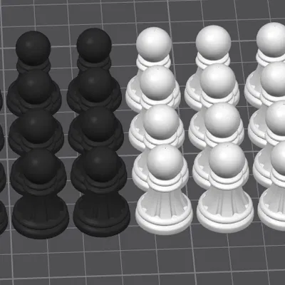 Quân tốt (Pawn) cho cờ vua và cờ đam