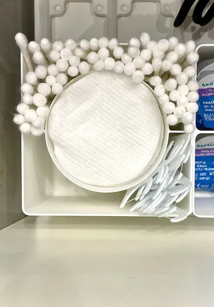 Hộp Đựng Bông Tẩy Trang & Tăm Bông Gridfinity Cho Phòng Tắm - Image 2