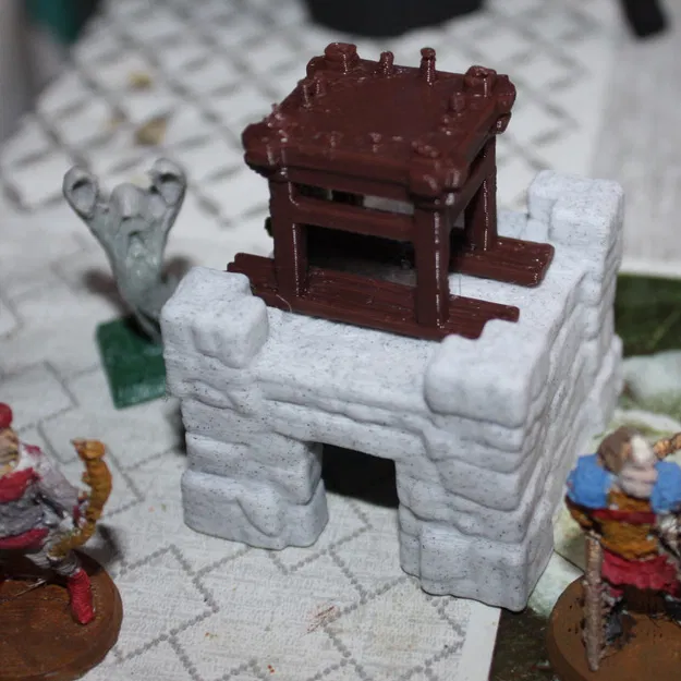 DND Terrain Battleplatform Wood And Stone (No Support) - Image 1