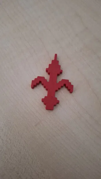 Pixel Alabarda (Halberd pixel 3D kiểu Trieste) - Image 1