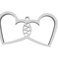 Móc Khóa Hai Trái Tim (Double Heart Keychain) - Thumbnail 1