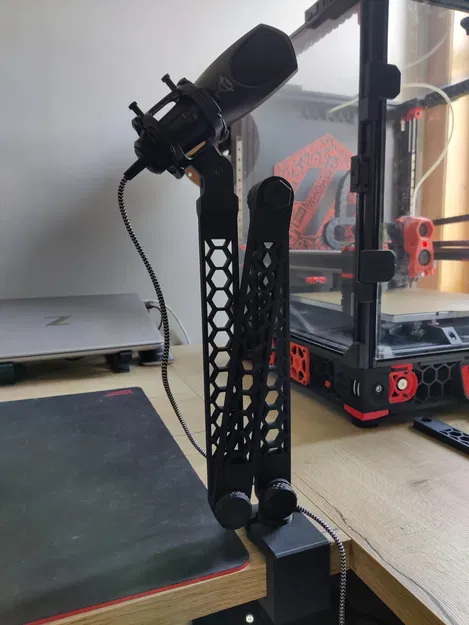Tay Đỡ Micro Điều Chỉnh (3D Printable) - Adjustable Microphone Arm - Image 3