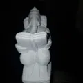 Ganesha Reading (Ganesha ngồi đọc sách trên đá) - Thumbnail 2