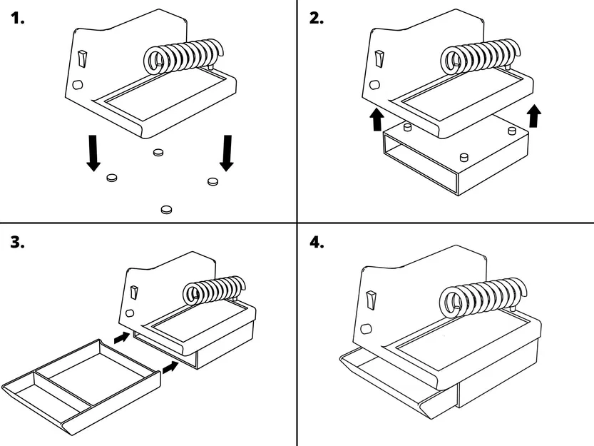 Ngăn kéo cho trạm hàn Velleman (Drawer for Velleman Soldering Station) - Image 5