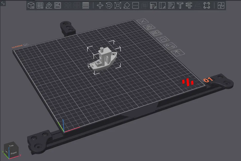 Cụm Bed Voron Trident - Slicer Model & Texture - Image 1