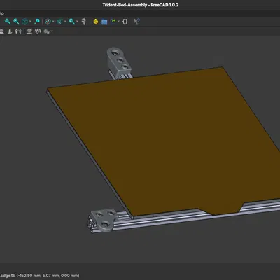 Cụm Bed Voron Trident - Slicer Model & Texture