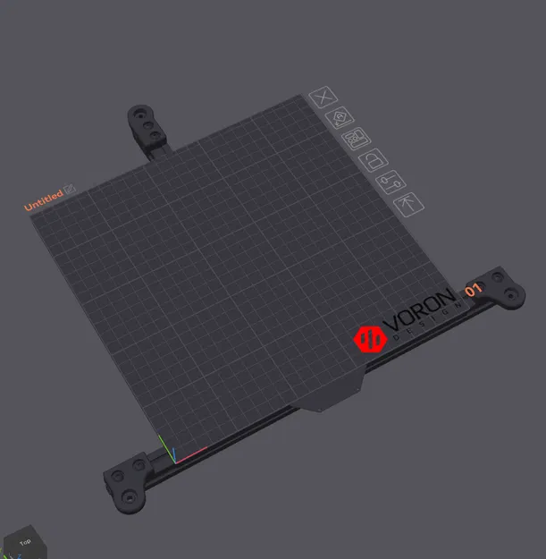 Mô hình Bed Voron Trident (Slicer Model) - Bản cho 250mm - Image 1