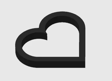 Móc Khóa Trái Tim Đơn Giản - Image 1